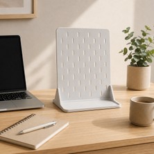 Basart Modüler Masaüstü Pegboard Organizer Seti – Kalemlik, Raf ve Kancalı Düzenleyici Panel | Ofis, Çalışma Masası ve Hobi Alanları Için Çok Amaçlı Organizer