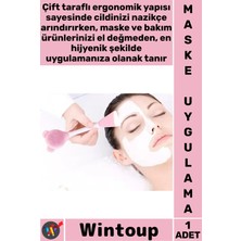 Wintoup #maske Profesyonel Cilt Bakım Hijyenik Silikon Yüz Temizleme Fırçası Maske Uygulama Spatulası