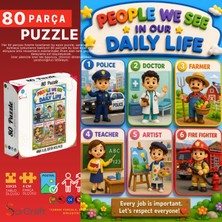 Soi Craft 80 Parça Minik Eller, Büyük Meslekler #1113