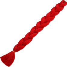 MiraLive Sentetik Örgülük Saç Esperer 100 Gr. - Kırmızı