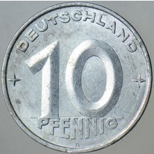 Banknoting Doğu Almanya 10 Pfennıg 1952 A. Ddr.