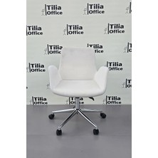Tiliaoffice Maki Çocuk Çalışma Koltuğu - Krom Konik Sabit Ayak V5