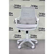 Tiliaoffice Port Ofis Çalışma Koltuğu - Beyaz | Beyaz Ayak
