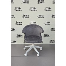 Tiliaoffice Coket Çocuk Çalışma Koltuğu - Beyaz | Beyaz Ayak V3