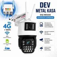Wificam 4g+Wifi Modemli Kamera 3ü Bir Arada Üretim 42X Optik Zoom