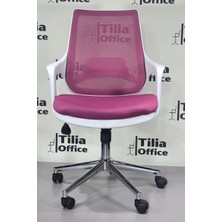 Tiliaoffice Port Ofis Çalışma Koltuğu - Krom Ayak V5