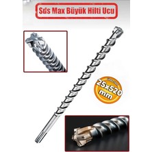 Gfb GFB2112 Sds Max Büyük Hilti Için Beton Duvar Taş Kaya 25X520 mm Beton Delme Ucu