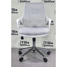 Tiliaoffice Port Ofis Çalışma Koltuğu - Krom Ayak V4