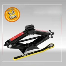 Sara S909 Kalın Şeseli 1.5 Ton Cırcır Mekanik Kollu Kriko Araç Kaldırma Kriko 105 mm - 385 mm