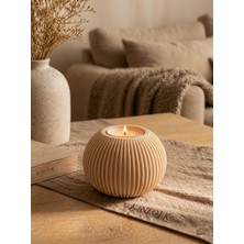 Triora Design Dekoratif Mumluk – 3D Print Pla Tealight Mumluk | Modern Minimalist Ev Dekoru