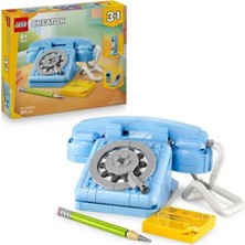 ENCO Mey Ithalat® 31174   Creator 3in1 - Retro Telefon 383 Parça +8 Yaş