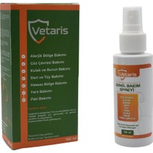 Vetaris Premium Genel Bakım Spreyi - Kedi Köpekler Için Göz, Kulak, Ağız Bakım Solüsyonu - Lavanta ve Aloe Vera Özleriyle Koku Giderici Etki 100 ml
