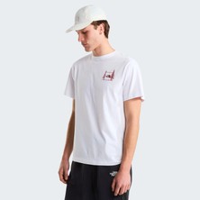 The North Face M Campıng Relaxed Short Sleeve Tee-Graph White