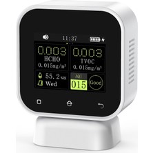 Fnirsi Fnırsı Sfd-02 4'ü 1 Arada Iç Hava Kalitesi Monitörü – Dokunmatik Ekranlı Hcho & Tvoc Ölçüm Cihazı