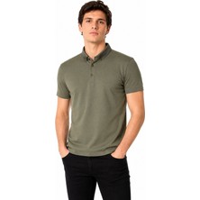 Raymons Erkek Polo Yaka Kısa Kollu Tişört Regular Kalıp T6073 BGL-ST05551