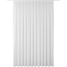 Demor Home Şeffaf Bambu Tül Perde 1/3 Sık Pile Kornişe Hazır Modern Tasarım - Trend Model