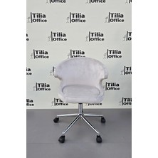 Tilia Office Tiliaoffice Coket Ofis Çalışma Koltuğu - Krom Konik Sabit Ayak V3
