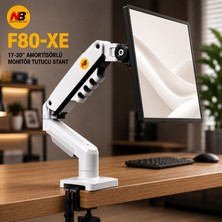 Multizone North Bayou Nb F80-XE Gazlı Monitör Kolu 17-30'' Inç Vesa Uyumlu Ergonomik Monitör Tutucu Stant
