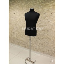 Murat Raf Terzi Mankeni Plastik Prova Mankeni Siyah Kumaş Kaplamalı 36-38 Beden Erkek