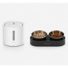 Petkit Nano Metal Mama Kabı +Petkit Eversweet Solo 2 Beyaz Akıllı Su Pınarı