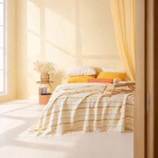Matmel Soft Aventura Çift Kişilik Yatak Örtüsü - Renkli - 220X240 cm