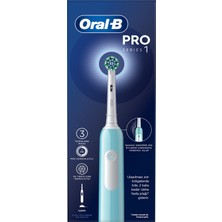 Oral-B Şarjlı Diş Fırçası Pro1 Turkuaz 2 Adet