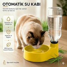 Voloyas Otomatik Kedi Su Kabı – Şişe Hazneli Sürekli Su Beslemeli Kedi ve Küçük Irk Köpek Suluk