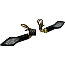 Moto Ulusoy LED Sinyal Takımı Siyah Sarı Işık 1032