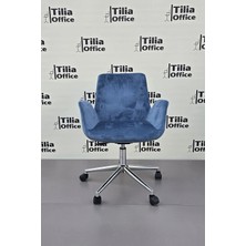 Tilia Office Tiliaoffice Maki Çocuk Çalışma Koltuğu - Krom Konik Sabit Ayak V4