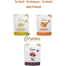 Dondurularak Kurutulmuş, Dut, Kayısı, Incir Mix Paket, Kurutulmuş Meyveler