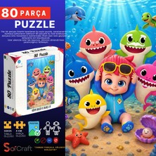 Soi Craft 80 Parça Köpek Balığı ve Dalgıç Leo #1125