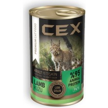 Cex Premıum Adult Cat Lamb Low Graın Pate 415 gr
