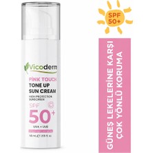 Vicoderm Pınk Touch Ton Eşitleyici Aydınlatıcı Güneş Kremi 50ML