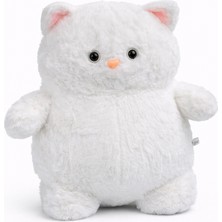 InTrio Sevimli Pofuduk Peluş Kedi 30 cm – Yumuşacık Uyku Arkadaşı Oyuncak