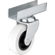 Asil Acar Home 323 - 50X20 mm Gri Uzun U Tablalı Teker 4 Adet