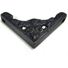 Asil Acar Home Antika Tarz Dekoratif Pirinç Köşe Süsü - 58X58 Mm, Oksit