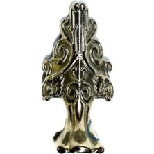 Asil Acar Home Lükens Sandık Ayağı, Kutu Ayak 4 cm - Nikel