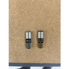 Kuzey Aksesuar T10 24 LED Canbus Lı Ultra Yüksek Işık Kalitesi, Universal Tüm Araçlara Uyumlu Mavi Renk