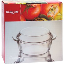 Paşabahçe Kapaklı Yuvarlak Tencere Borcam 1,5 L 5 Adet