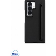 Samsung Z Fold 7 Kalemli Standlı Camlı Kılıf