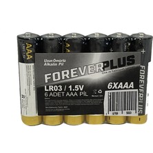 Forever Plus Alkalin Ince Pil 6'lı 4 Adet