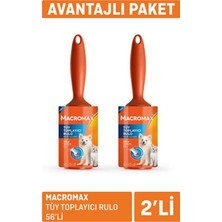 Macromax Tüy Toplayıcı Rulo 2 x 56'lı