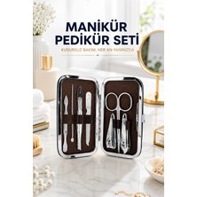 Eco Port Tırnak Temizliği, Tırnak Batığı ve Düzenli Bakım Için 7 Parça Çelik Set
