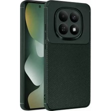 Derin Stok Redmi Note 15 5g Auto Focus Karbon Kapak - Koyu Yeşil