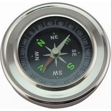 Asil Acar Home Yuvarlak Metal Kasa Dayanıklı Pusula 80MM