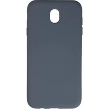 Derin Stok Galaxy J7 / J730 Kılıf Nano Içi Kadife Silikon - Gri