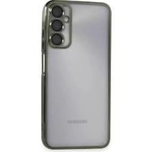 Derin Stok Galaxy A05S Kılıf Lensli Silikon - Yeşil