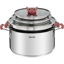 Tefal Çelik 6 Parça Tencere Seti Seti - Yapışmaz, Indüksiyon Uyumlu, Premium Pişirme