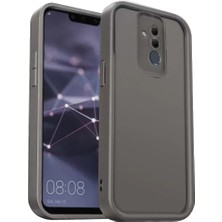 Derin Stok Mate 20 Lite Kılıf Viera Silikon - Gri