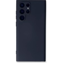 Derin Stok Galaxy S23 Kılıf Nano Içi Kadife Silikon - Lacivert